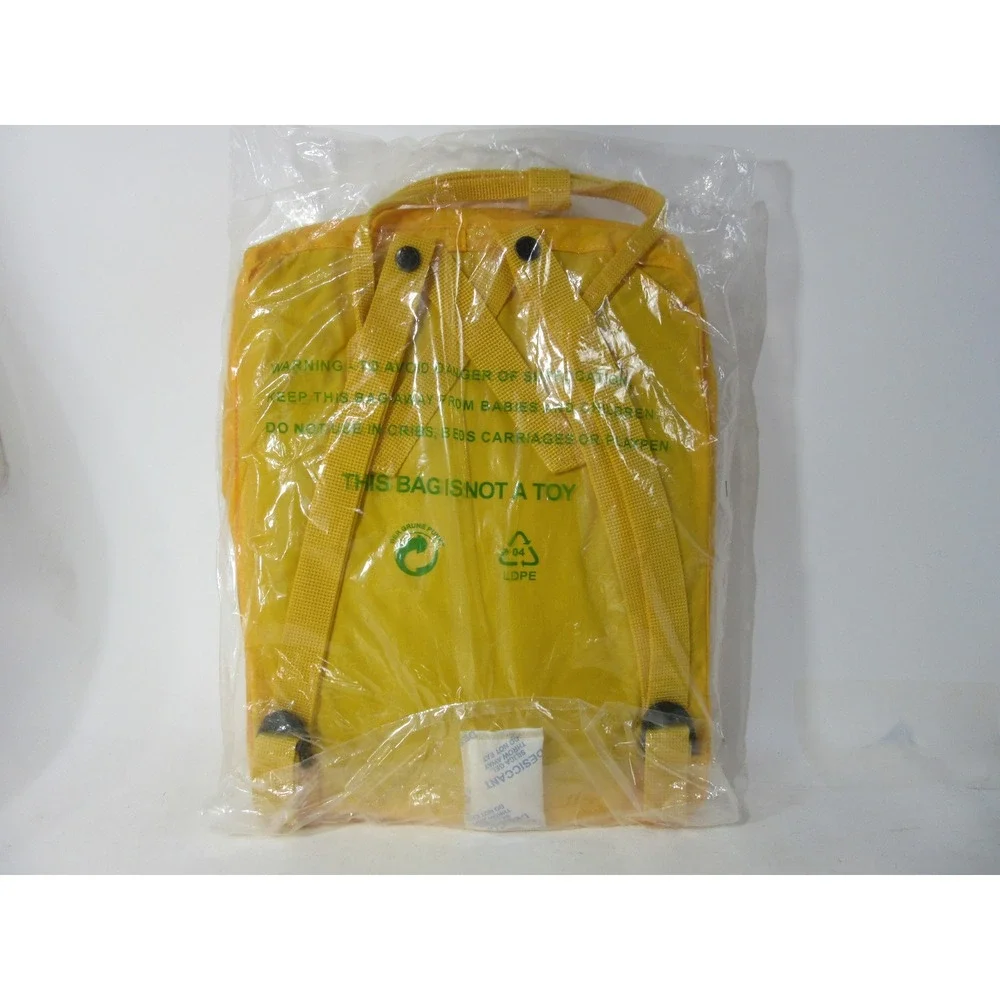 Fjallraven Kanken Backpack Unisex 16L Warm Yellow New Classic 23510 Outdoor Bag